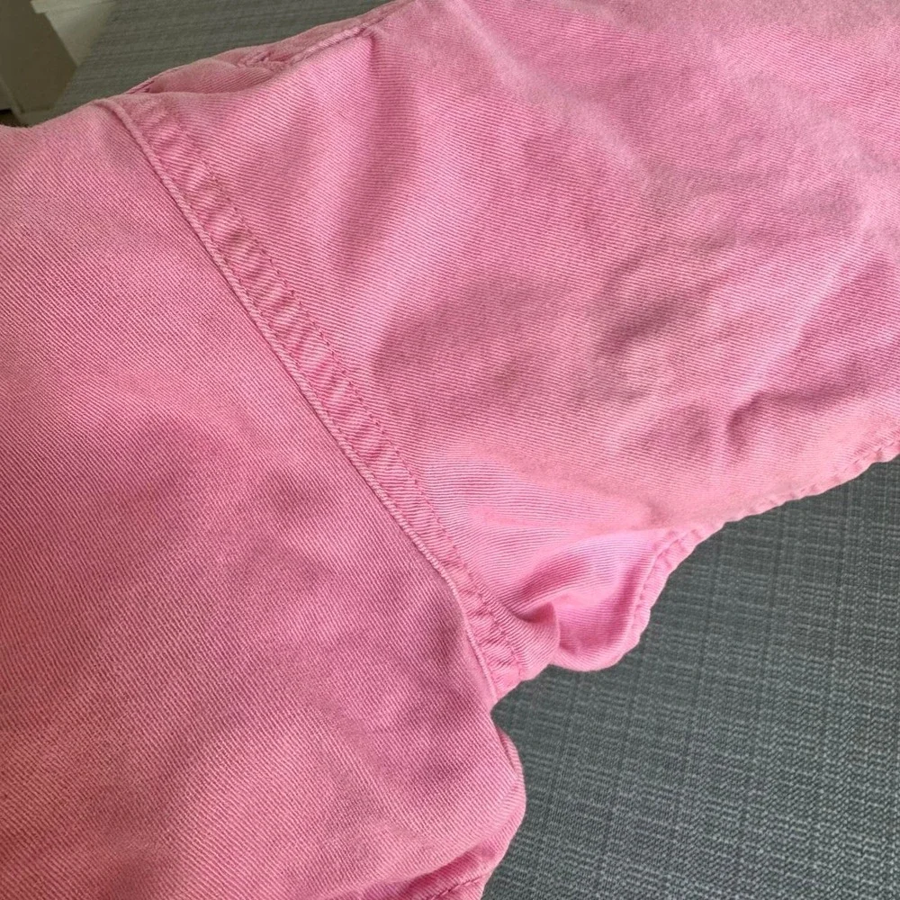 Gymboree pink cotton shorts with tie waist